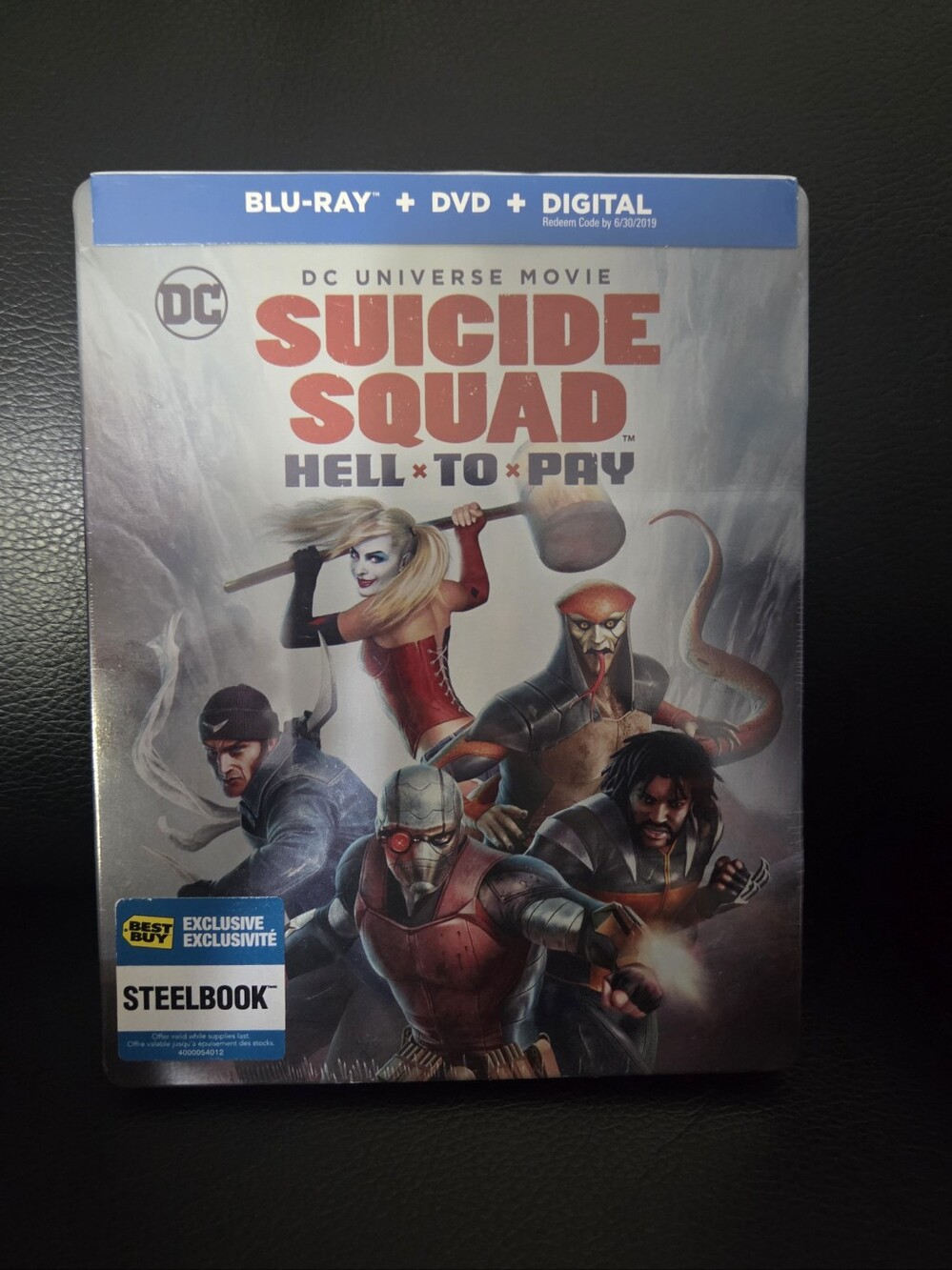DC Suicide Squad: Hell to Pay Blu-ray + DVD Best Buy Exclusive SteelBook